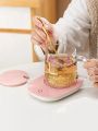 Nordic Glass Mug Transparent Office Coffee Mug with Spoon Milk Coffee Glass Cup Drinkware Creative Gifts. 
