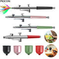 Airbrush Mini Spray  for Painting Model Cake Paint Spray  0.3mm Nozzles Portable Air brush Spray  with Cleaning Kit. 