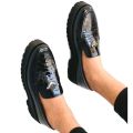 Shine Crocodile Prada Men's Shoes. 