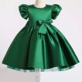 Silk frock for baby girl, Barbie frock,  birthday, party wear. 