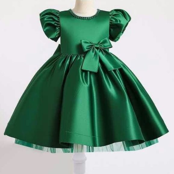 Silk frock for baby girl, Barbie frock,  birthday, party wear