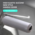 SEAMETAL Self Shrinking Motorcycle Handlebar Cover Silicone Non-Slip Anti Vibration Motorcycles Grip Covers Sleeve Protector.