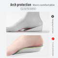 1 Pair of Halloween Decorations 1.5/2.5/3.5 cm Arch Support Height Increase Insole Elastic Lift Men's and Women's Insoles.