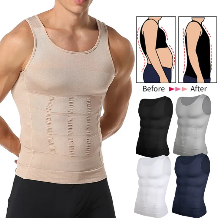 Men's%20Shapewear%20Slimming%20Body%20Corset%20Vest%20Shirt%20Compression%20Abdomen%20Tummy%20Belly%20Control%20Slim%20Waist%20Cincher%20Underwear%20Sports%20Vest%20-%20Image%205