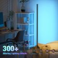 Smart RGB Dream Color Floor Lamp with Music Sync Modern 16 Million Color Changing Standing Mood Light with APP & Remote Control. 