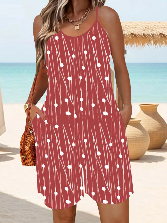 Summer%20Women's%20Jumpsuit%20Striped%20Print%20Elegant%20Sleeveless%20Shorts%20Plus%20Size%20Romper%20Casual%20Fashion%20-%20Image%205