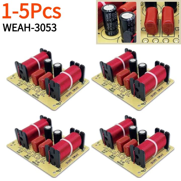 1-5Pcs%203%20Way%20Audio%20Speaker%20150W%20Crossover%20Circuit%20Treble%20Midrange%20Bass%20Module%20Audio%20Speaker%20Frequency%20Divider%20Home%20Loudspeaker%20-%20Image%202