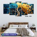 5Pcs In 1 Set Wall Canvas Art Ready to Hang for Living Room or Bedroom Home Decoration On Wall Canvas Painting Wall. 