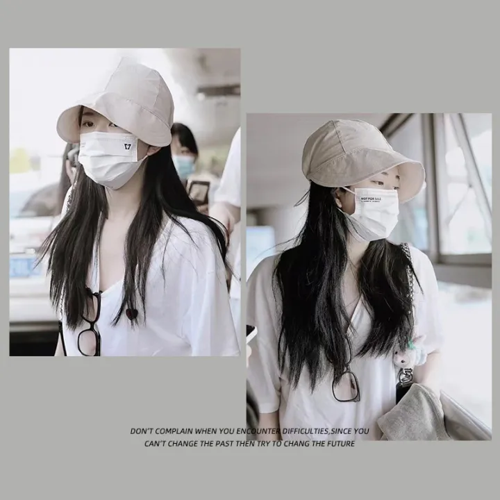 Bucket%20hat%20female%20sun%20hats%20thin%20breathable%20fisherman's%20hats%20half%20metal%20UV%20protection%20half%20circle%20-%20Image%203