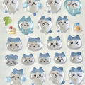 Cartoon 3D Cat Claw Sticker Kawa Crystal Relief Stickers DIY Scrapbook Diary Laptop Stationery Decorative Stickers. 
