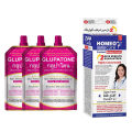 Glupatone Extreme Strong Emulsion (Pack of 3) 50ml, With Homeo Cure Beauty Cream (Pack Of 6). 