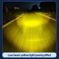Waterproof Multicolor LED Triple bulb light,Dolphin Projector Spotlight With Flashing 6 Functions For Bike Car Jeeps White Yellow Mix Flash Bar Light - 3 Wires, Police light, Lens Fog Lights for Motorcycles and Cars, White Yellow Blue Red,. 