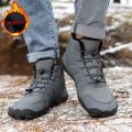 New Winter Men Women Snow Boots Wide Toe Barefoot Hiking Shoes Anti-slip Sneakers Outdoor Unisex Casual waterproof Work Shoes. 