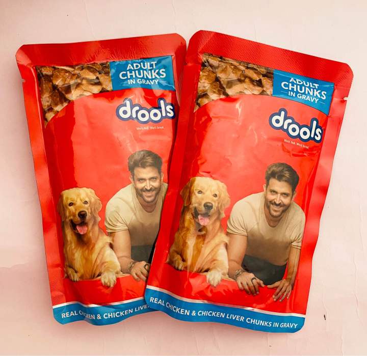 Drools Adult Chicken Chunks Gravy 150 g (10pouches)