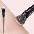 1Pc Soft Bristles Sloped Blush Brush Cheeks Makeup Brush Portable Powder Blush Face Contour Makeup Cosmetic Tool For Women Girls. 