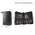 29 Holes Professional Fold Waterproof Women Makeup Brush Tools Bag Organizer Travel Powder Cosmetic Sets Toiletry Case Holder. 