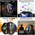 2.2" Large HD Display Smart Watch 2026 New 3D Curved Screen Bluetooth Call Waterproof Flashlight Outdoor Sport Smartwatch Men.