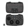 Rii RK707 2.4GHz Wireless Portable Game Controller Keyboard Mouse Combo Turbo Function for PC/Raspberry pi2/Android TV Google/TV. 