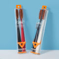 2pack high quality super long head soft toothbrush volcanic bristles double clean and comfortable experience. 