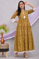 Floral Cotton Long Summer Lightweight Dress For Her. 