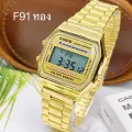 Casio F91 watch women wristwatch casual digital wrist watch stainless steel watch dial 25-38mm function free Casio box. 