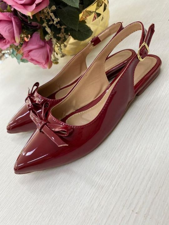 Women's Flat Half Close Shoes New