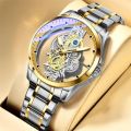 Rosra New Men Watch Skeleton quartz Watch Gold Vintage Man Watches- Inventive Choice. 