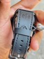 UNRAION Watch for Mens Original Hollow Out Design Square Waterproof Gold Non Mechanical Wristwatch. 