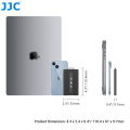 JJC 18 Slots Memory Card Case Pop-up Design SD MicroSD Card Holder with Carabiner for 4 SD +12 Micro SD/TF +2 Nano SIM/ NM Cards. 