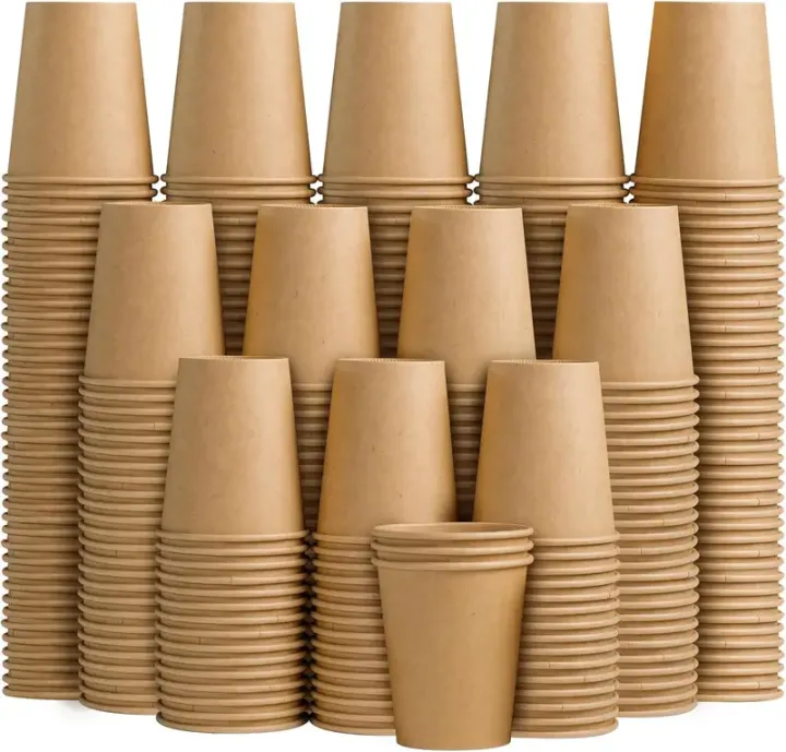 8%20oz%20Kraft%20Paper%20Cups%20Disposable%20Paper%20Coffee%20Cups%20Hot/Cold%20Drinking%20Cup%20for%20Water%20Coffee%20Juice%20Unbleached%20Cups%20for%20Party%20Picnic%20-%20Image%205
