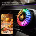 Car Music Rhythm Lamp Car Air Outlet Freshener D2 Vehicle-Mounted Color-Changing Audio Light App Control Music Atmosphere Light.
