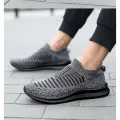 2024 Fashion Summer Shoes Men Casual Shoes Mesh outdoor Breathable Slip-on Flats Men Sneakers Comfortable Water Loafers Zapatillas. 