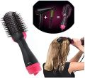 One-Step Blow Hair Dryer and Volumizer Brush Hot Air Brush Hair Styler 3 in 1 Hair straightener hair curler. 