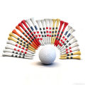 50 Pcs Bamboo Golf Tees 2-3/4'' 3-1/4" More Durable Stable Black Red stripes Ball Tee Dropshipping. 