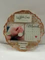 resin small sidetable frame anniversary best gift/birthday gift / resin art /personalized frame. 