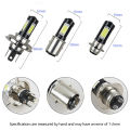 1PCS LED Motorcycle Headlight H4 BA20D P15D-H6 White High Low Beam Headlight Lamp Bulbs 12V Fog Light For Moto Scooter Tricycle. 