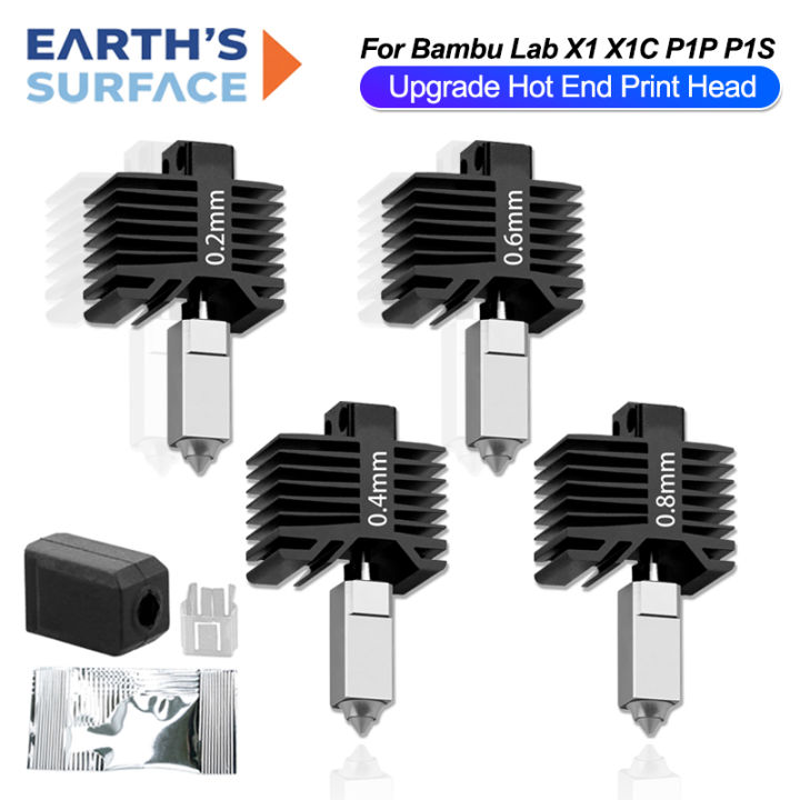 Hotend for Bambu Lab P1P P1S X1 X1C Hot end Print Head 3D Printer Parts ...