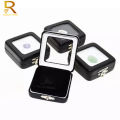 Quality Loose Diamond Display Box PU Leather Case Gem Stone Storage Box Black White Pad Bead Pendant Gemstones Organizer Holder. 