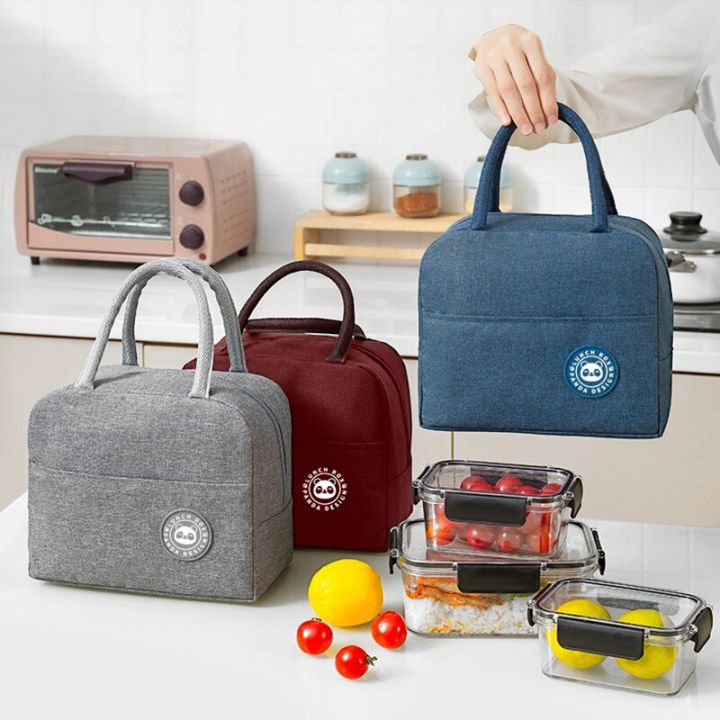 Insulated Lunch Bag Women Kids Cooler Bag Thermal Bag Portable Ice Pack ...
