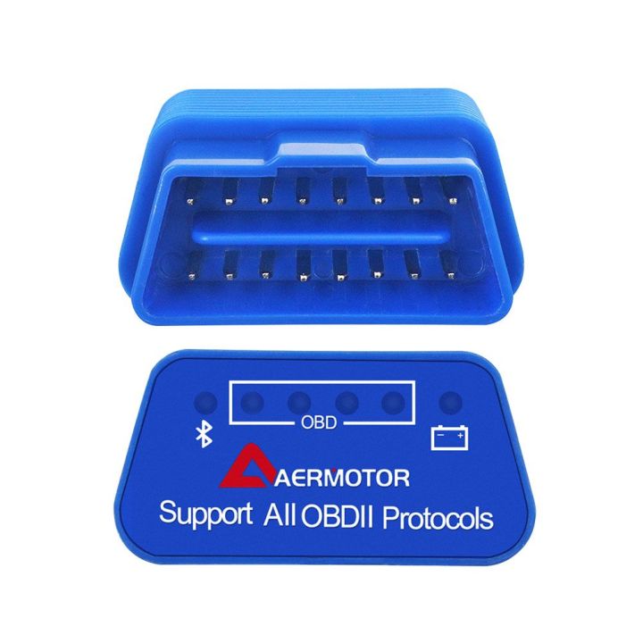 AERMOTOR Bluetooth 3.0 ELM327 1.5 Auto Diagnostics Scanner OBDII V1.5 Android Interface For OBD2 Protocol Car