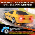 2.4G 1:43 RC Drift Car with Gyroscope 4WD Full Proportion Remote Control Car JJRC C8827 Mini Racing Car Model Boy Toy . 