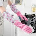 Long Hand Gloves  For Kitchen And Cleaning   ( China) All Time All Work Protect Your Hand Safely. 