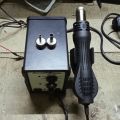 858A Analog Single SMD Brushless Hot Air Mobile Rework Station with Stand AC 220V 700W 858A Replace 878D 878D+ 858D. 