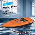 Remote Control Boat For Kids Waterproof Remote Control Toys Fast Remote Control Boat Lightweight Water Racer RC Boats Pool Toys. 