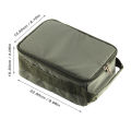 Fishing Tackle Bag Waterproof Fishing Bag Portable Fishing Reel Gear Bag with 3 Adjustable Dividers for Spinning Baitcasting.