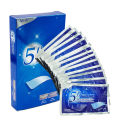 5D Teeth  Gel Strips, Gentle Oral Care Brightening Strips, Home Dental Beauty Supplies for Teeth Stain Removal. 