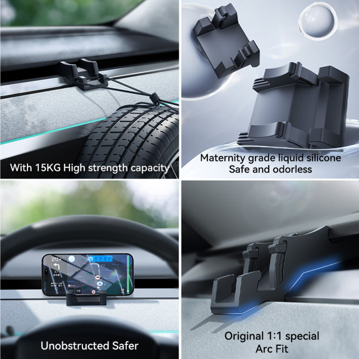 Liquid%20Silicone%20%20Car%20Phone%20Holder%20No%20Trace%20Clip-on%20for%20Tesla%20Model%20Y/3/3+%20Not%20Easy%20To%20Damage%20Long%20Service%20Life%20Nice%20Qulity%20-%20Image%205