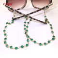 Colorful Crystal Bead Eyeglass Holder Fashion Glasses Chain for Women Eye Accessories Eyewear Straps Cord Sunglasses String .
