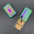 Triple Push Slider Magnetic Fidget Slider,Camera Shaped ADHD Push Slider Toy Metal Press Click Anxiety Stress Relief Fidget Toys. 