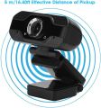 Full HD Webcam 1080P 30fps Laptop Computer PC Web Cam Camera Built In Microphone For Video Calls Conference Live Work Tripod.